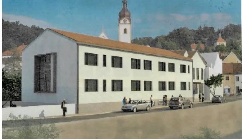 Grafik vom Dienstgebäude Schwandorf